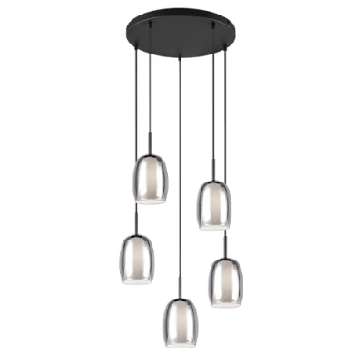 Подвесной светильник BARRET, excl. 5xE14, max 10W