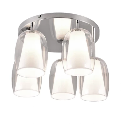 Griestu lampa BARRET, excl. 5xE14, max 10W