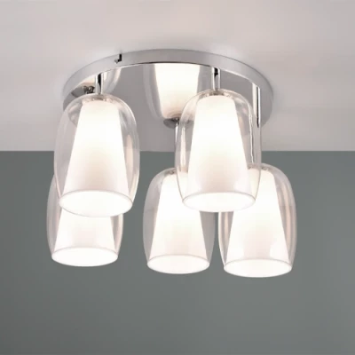 Griestu lampa BARRET, excl. 5xE14, max 10W