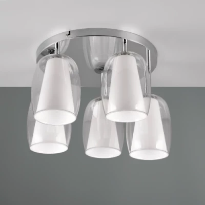 Griestu lampa BARRET, excl. 5xE14, max 10W