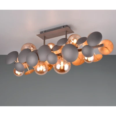 Ceiling lamp BUBBLE, excl. 8xG9, max 10W
