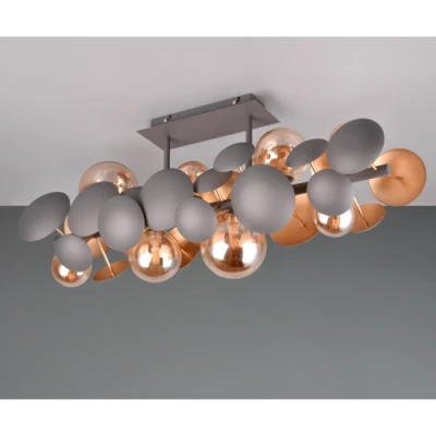 Ceiling lamp BUBBLE, excl. 8xG9, max 10W