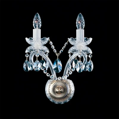 Exclusive Czech crystal wall lamp N163/2/42