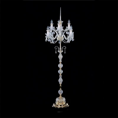 Ekskluzīva čehu kristāla grīdas lampa S163/4+4/42