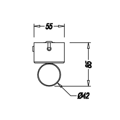 LED Gleznu un spoguļu sienas lampa MATTIMO, 4.3W, 450Lm, IP44, 3000K