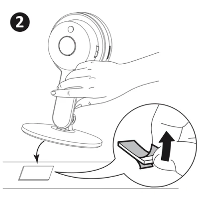 Камера видеонаблюдения с датчиком движения для помещений Wi-Fi SMART CAMERA COSMO W1 MINI TUYAsmart