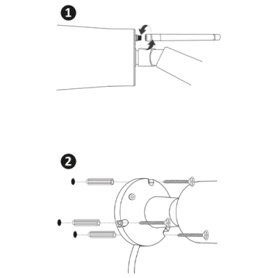 Āra kustības viedā videonoverošanas kamera Wi-Fi SMART CAMERA COSMO Z1 TUYAsmart