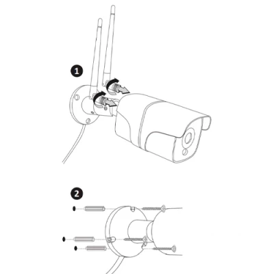 Уличная камера видеонаблюдения с датчиком движения Wi-Fi SMART CAMERA COSMO Z2 TUYAsmart