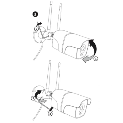 Уличная камера видеонаблюдения с датчиком движения Wi-Fi SMART CAMERA COSMO Z2 TUYAsmart