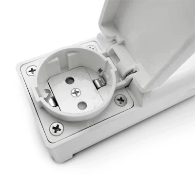 LED Gleznu un spoguļu sienas lampa ar kontaktligzdu, 15W, 4000K, IP44, 1350Lm