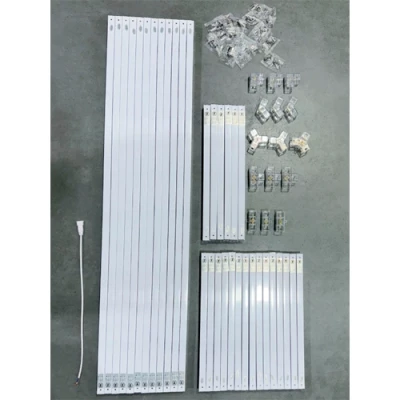 LED Griestu gaismekļu komplekts HEXAGON, 310W, 6500K, P44, 217 x 291 cm