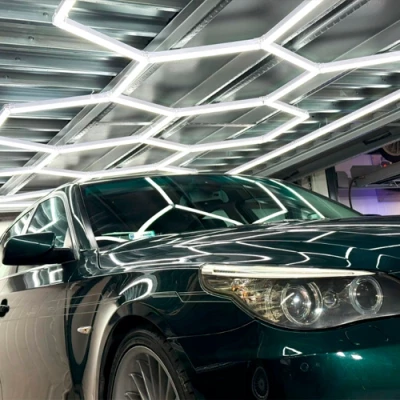 LED Griestu gaismekļu komplekts HEXAGON, 450W, 6500K, P44, 244 x 411 cm