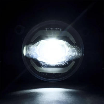 LED miglas un dienas gaitas lukturi (DRL), 2in1, 9-16V, 6000K