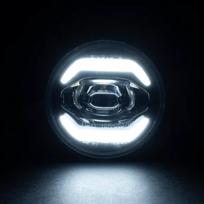 LED miglas un dienas gaitas lukturi (DRL), 2in1, 9-16V, 6000K