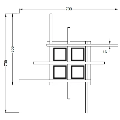 LED Ceiling lamp with remote ROGER, 35W, 2700-6500K, 4050Lm