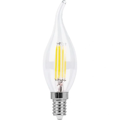 LED Filamenta spuldze E14, C35T, 4W, 520lm, 3000K, 360°