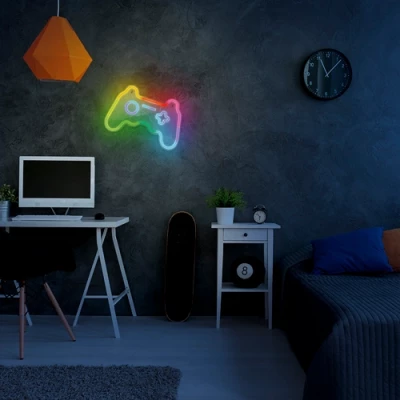 LED Neona gaismas izkārtne - GAMEPAD