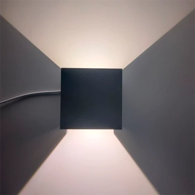 LED Fasādes gaismeklis KIRA, 6W, 4000K, 180Lm, IP54, melns