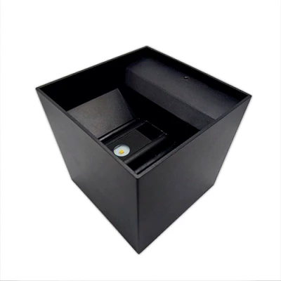 LED Fasādes gaismeklis KIRA, 6W, 4000K, 180Lm, IP54, melns