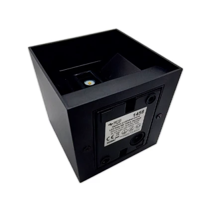 LED Fasādes gaismeklis KIRA, 6W, 4000K, 180Lm, IP54, melns