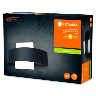 LED Outdoor facade luminaire 10.5W, 3000K, 410Lm, IP44, ENDURA STYLE SHIELD