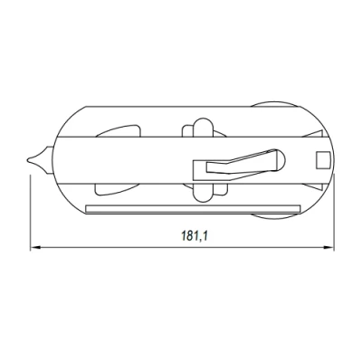 LED Rail light, 3F, excl. GU10, max 8W, IP20