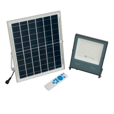 LED Prožektors ar saules paneli, 60W, 6500K, IP65, 1190Lm, GRIS URBANO