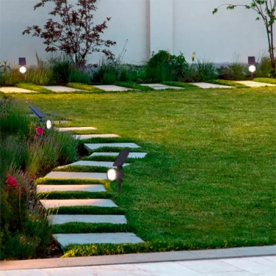 LED Zemē iebūvējama dārza lampa ar saules bateriju SOLE, 6W, 6500K, IP66