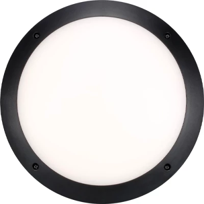 LED Ūdensizturīgs gaismeklis ar grille resti 24W, 3000K, 2400Lm, IP66, Ø 350 x 111 mm