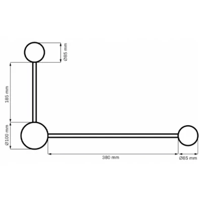 LED Wall lamp JOY, 2xGX53, 2x6W, 2x660Lm, 4000K