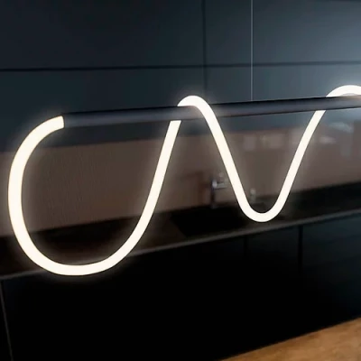 Exclusive hanging lamp NEON FLEX, 5mx20W, 5mx1460Lm, 3000K