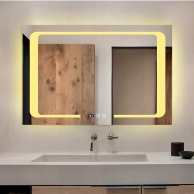 Spogulis ar LED apgaismojumu, 90x60 cm, 13.5W, Silti - neitrāli - auksti balts, IP44