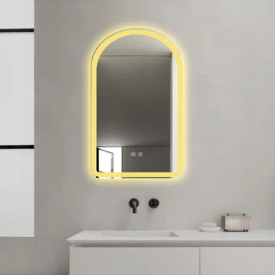 Spogulis ar LED apgaismojumu, 50x80 cm, 10W, Silti - neitrāli - auksti balts, IP44