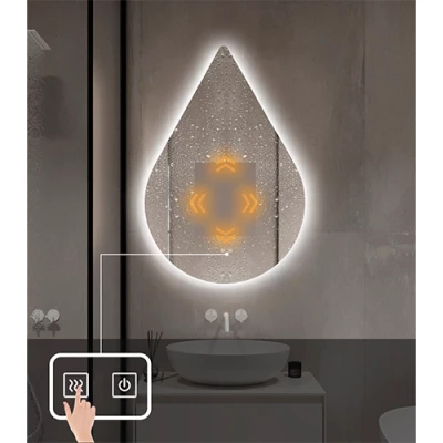 Spogulis ar LED apgaismojumu, 60x90 cm, 9.75W, Silti - neitrāli - auksti balts, IP44