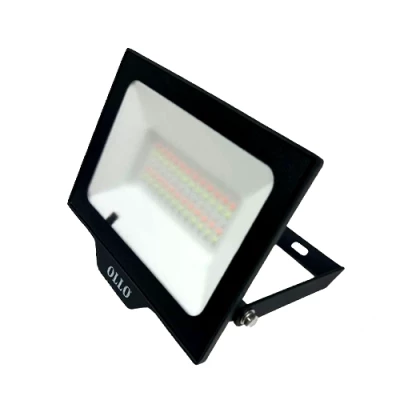 LED Mitrumizturīgs āra prožektors ar pulti 50W, 4750Lm, RGB, IP65