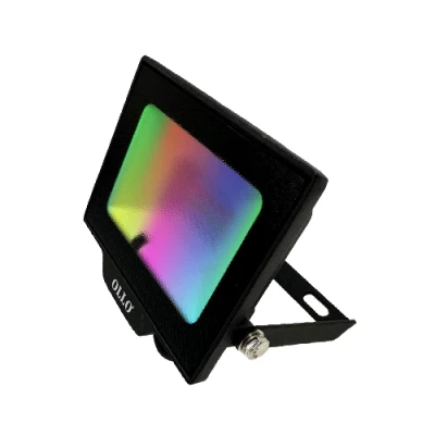 LED Mitrumizturīgs āra prožektors ar pulti 20W, 1900Lm, RGB, IP65