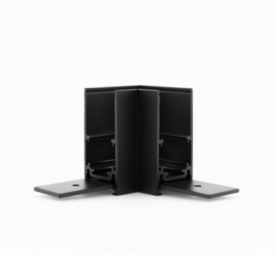 Stūra UENI L-veida savienotājs virsapmetuma montāžas sliedei