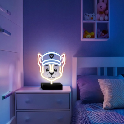LED Neona gaismas izkārtne uz statīva - PAW PATROL CHASE