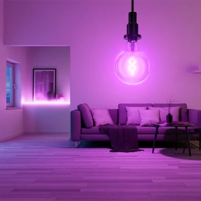 Viedā neona LED lente 3m, 5W/m, RGBTW, IP44