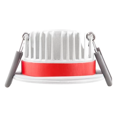 LED Ugunsizturīgs iebūvējams gaismeklis 4W, 6W, 8W, 4000K, IP65-IP20, IK05