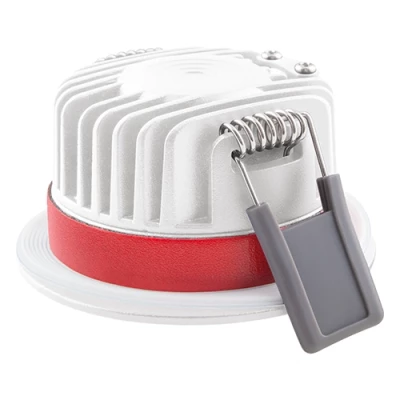 LED Ugunsizturīgs iebūvējams gaismeklis 4W, 6W, 8W, 4000K, IP65-IP20, IK05