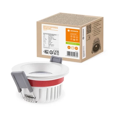 LED Ugunsizturīgs iebūvējams gaismeklis 4W, 6W, 8W, 4000K, IP65-IP20, IK05