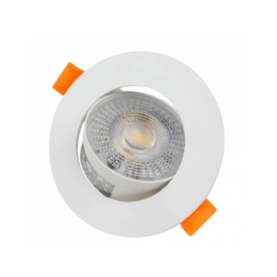 LED встраиваемый светильник 3W , 5W , 7W, 3000K, 4000K, 6500K, 430 lm, 60°, белый, круглая форма
