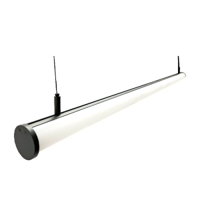 LED lineārais gaismeklis LORA 40W, 3000K, 4800Lm, CRI>80, IP40, 1130x60x60mm, melns