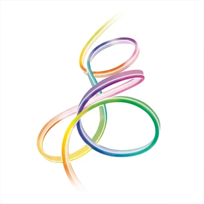 Neona LED lente ar pulti 5m, 4.6W/m, RGB, IP44