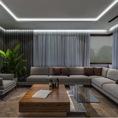 LED COB lente ar pulti 1.5m, 8.6W/m, 2700-6500K, IP20