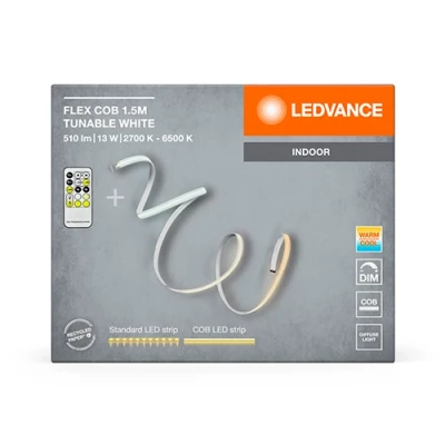 LED COB lente ar pulti 1.5m, 8.6W/m, 2700-6500K, IP20