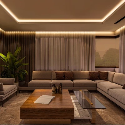 LED COB lente ar pulti 5m, 7W/m, 2700-6500K, IP20