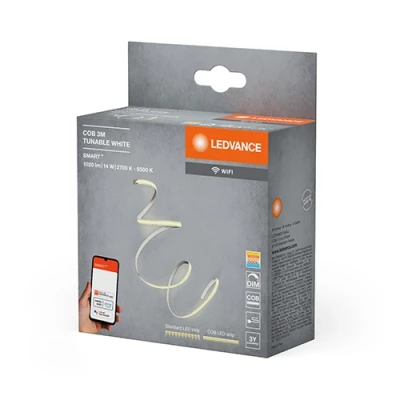 Viedā LED COB lente 3m, 4.6W/m, 2700-6500K, IP20