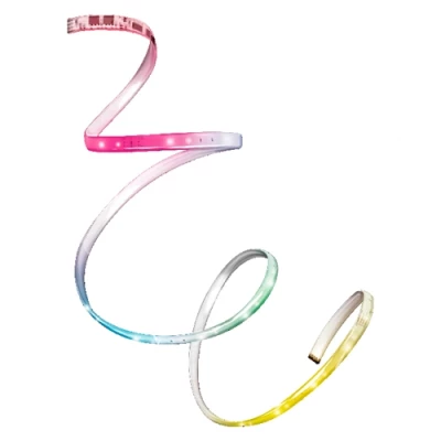 LED COB lente ar pulti un audio uztvērēju 5m, 4W/m, RGB+WW, IP20